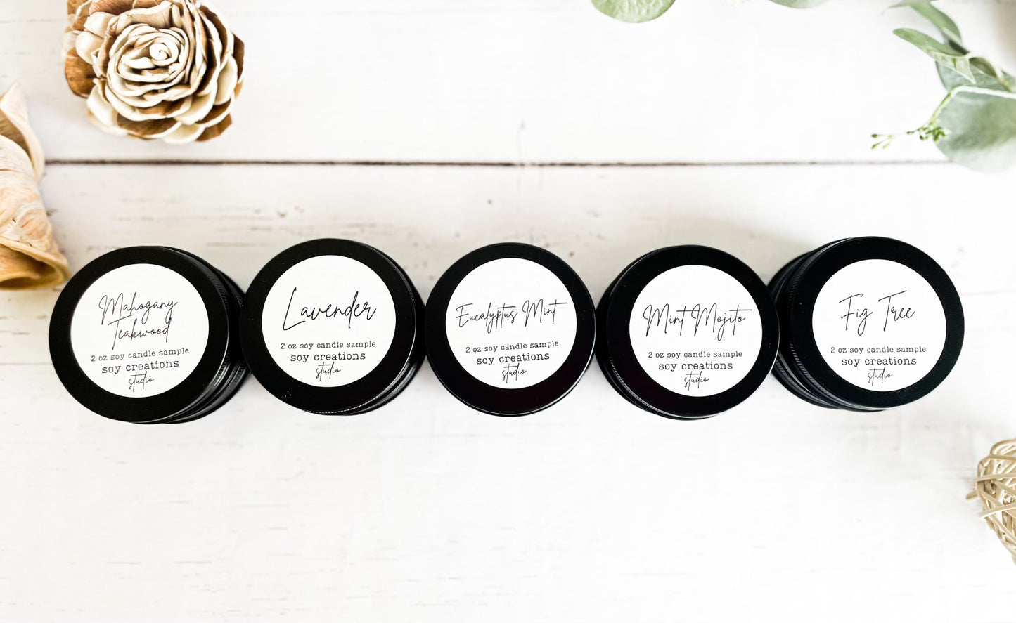 Soy Candle Sample Set