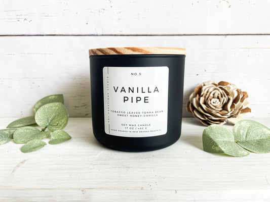 Vanilla Pipe 3-Wick Soy Candle