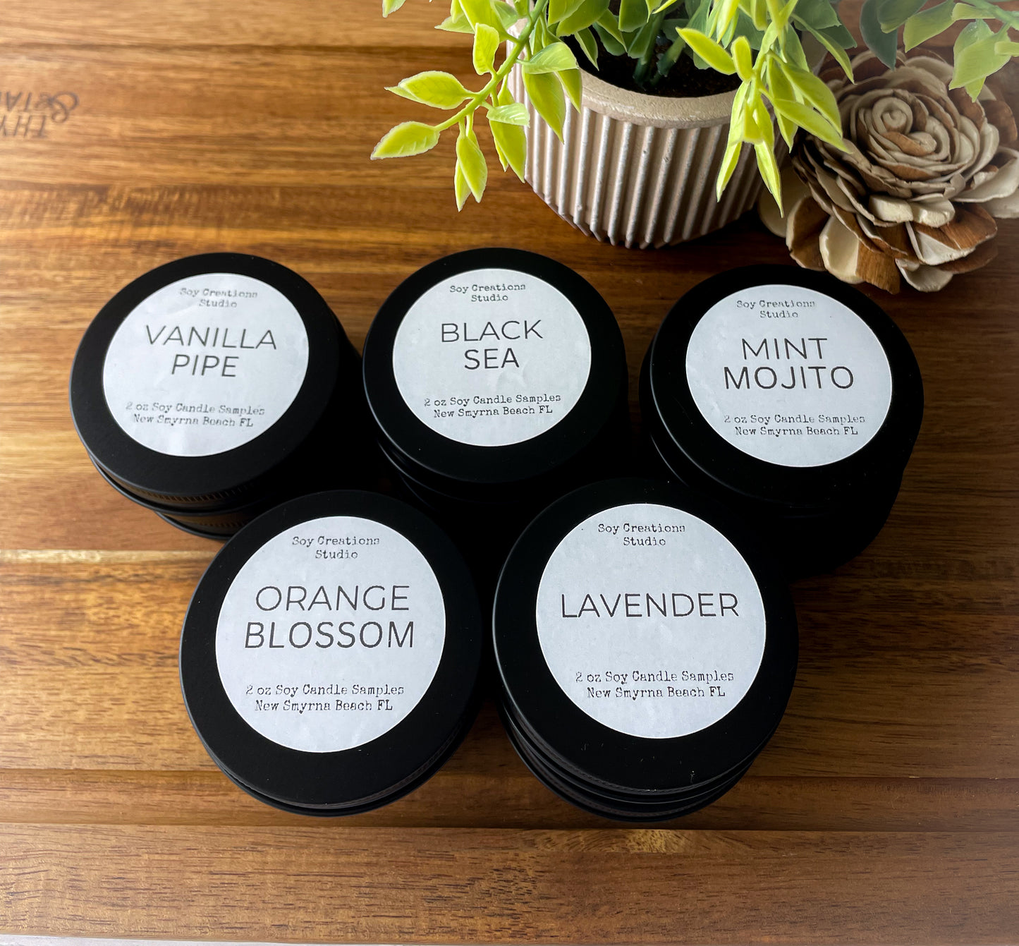 Soy Candle Sample Set